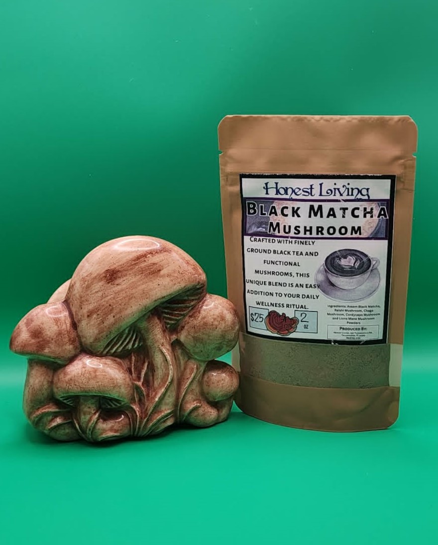 Black Matcha Mushroom